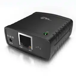 Netto Marken-Discount CSL Fast Ethernet USB Printserver inklusive Netzteil PC und MAC / Windows 10 fähig Angebot