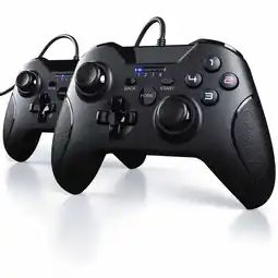 Netto Marken-Discount CSL 2x Gamepad für PC und PS3 im Xbox-Design Controller mit hochwertigen Analogsticks Angebot