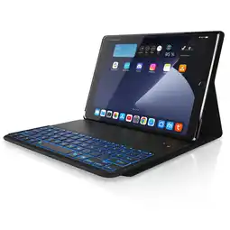 Netto Marken-Discount Aplic Tablet-Tastatur, Kunstledercase für iPad Pro 10,5, Bluetooth Keyboard mit Apple Layout Angebot