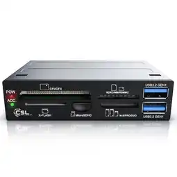 Netto Marken-Discount CSL 3,5 Multi-Frontpanel Cardreader mit USB 3.0 für SD/SDXC/microSD/microSDHC/M2/CF/MMC/MS/XD Angebot