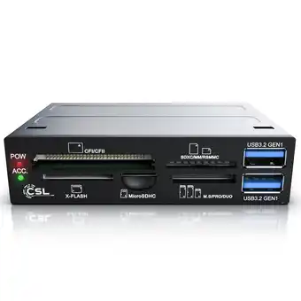 Netto Marken-Discount CSL 3,5 Multi-Frontpanel Cardreader mit USB 3.0 für SD/SDXC/microSD/microSDHC/M2/CF/MMC/MS/XD Angebot
