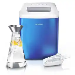 Netto Marken-Discount Arendo Eiswürfelmaschine 120W mit 1,5L Behälter Eiswürfelbereiter, 9 Eiswürfel in 9 Minuten Angebot