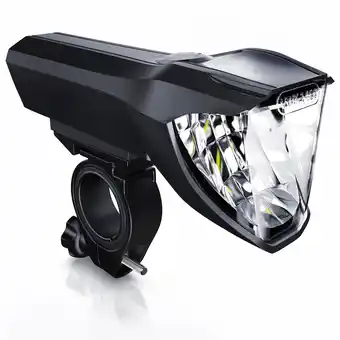 Netto Marken-Discount Aplic LED Akku Fahrrad Frontlicht Vorderlicht mit 50 LUX - zugelassen nach StVZO Angebot