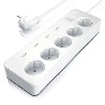 Netto Marken-Discount BEARWARE Steckdosenleiste Mehrfachsteckdose Steckerleiste 3680W, 5-fach Angebot