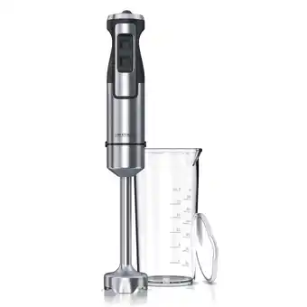 Netto Marken-Discount Arendo Edelstahl Pürierstab mit Messbecher Handmixer - Stabmixer - stufenlose Regelung Angebot