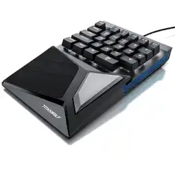 Netto Marken-Discount Titanwolf Gaming-Tastatur, mechanische Keypad Tastatur mit 28 Tasten, Gaming Einhandtastatur Angebot