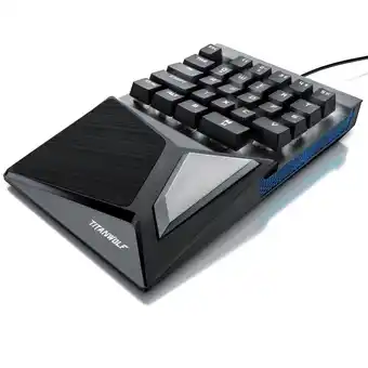 Netto Marken-Discount Titanwolf Gaming-Tastatur, mechanische Keypad Tastatur mit 28 Tasten, Gaming Einhandtastatur Angebot