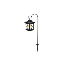 Netto Marken-Discount Solarleuchte, Metall, schwarz, Laterne, H 19 cm Angebot