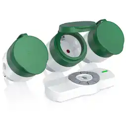 Netto Marken-Discount BEARWARE Außenbereich Funksteckdosen-Set 3x Outdoor Steckdosen + Fernbedienung / max. 25m Angebot