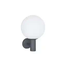 Netto Marken-Discount Wandleuchte, anthrazit, Glas weiß, H 37 cm Angebot