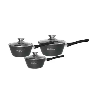 Netto Marken-Discount Stielkasserolle Set 6 tlg Ø16-18-20cm Saucenpfanne Pfanne Angebot