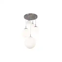 Netto Marken-Discount Hängelampe 5-flammig aus Metall und satiniertem Glas BALLA Angebot