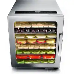 Netto Marken-Discount Arendo Edelstahl Dörrautomat mit Temperaturregler - Timer bis zu 24 h - Dehydrator - Dörrgerät Angebot