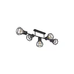 Netto Marken-Discount Deckenlampe, Metallgeflecht, Holz, verstellbar, H 26 cm Angebot