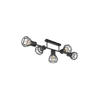 Netto Marken-Discount Deckenlampe, Metallgeflecht, Holz, verstellbar, H 26 cm Angebot