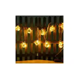 Netto Marken-Discount LED Solar Lichterkette, 10x Glühbirnen, Hanfseil, L 570 cm Angebot
