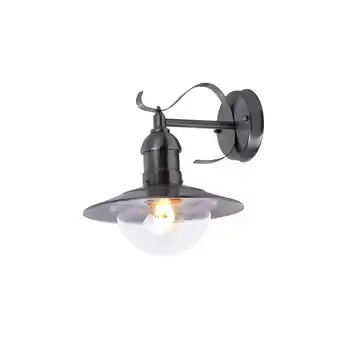 Netto Marken-Discount Wandleuchte, Laterne, Edelstahl, klar, H 27 cm Angebot