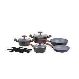 Netto Marken-Discount MICHELINO 10-tlg. Kochtopf-Set Serie Wood: Hochwertige Angebot