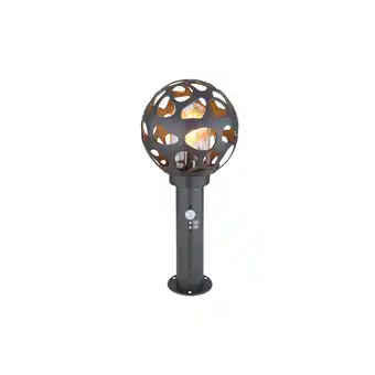 Netto Marken-Discount Sockelleuchte, ALU, Edelstahl, Bewegungsmelder, H 45 cm Angebot