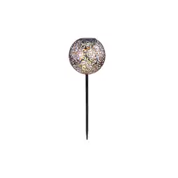 Netto Marken-Discount LED Solarleuchte, Kugel silber, orientalisch, D 18,5 cm Angebot