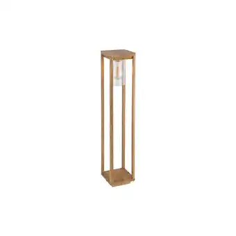 Netto Marken-Discount Außenleuchte, Stehlampe, ALU, Holzoptik, H 80 cm Angebot