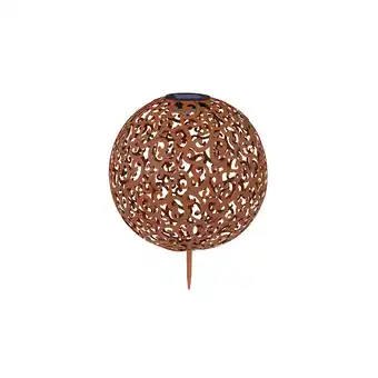 Netto Marken-Discount LED Solar Steckleuchte, Dekor Stanzungen Kugel, 28,5 cm Angebot