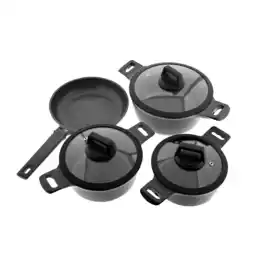 Netto Marken-Discount Kochgeschirr Set 7-tlg Topfset Koch-/Braten-Topf-Set Induktion Angebot