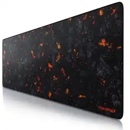 Netto Marken-Discount Titanwolf Gaming Mauspad, XXXL Speed Mousepad 1200 x 400 mm, Geschwindigkeit & Präzision, Lava Angebot