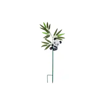 Netto Marken-Discount LED Solar Steckleuchte, Pandabär, Blätter, bunt, H 70 cm Angebot