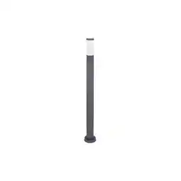 Netto Marken-Discount Stehleuchte, Edelstahl, anthrazit, IP44, H 110 cm Angebot