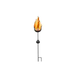 Netto Marken-Discount LED Erdspieß Solarleuchte, Flamme, Feuereffekt, Höhe 93,5 cm Angebot