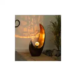 Netto Marken-Discount LED Solarleuchte, Messing-Farben, Feuereffekt, L 37,5 cm Angebot