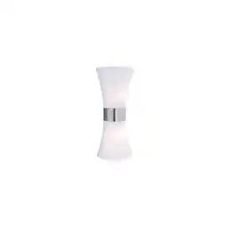 Netto Marken-Discount Wandleuchte, IP44, Up & Down, Edelstahl, opal, H 35cm Angebot