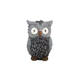 Netto Marken-Discount LED Solarleuchte, Stein Design Eule, grau, H 19,5 cm Angebot
