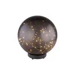 Netto Marken-Discount LED Solarlampe, Kugel-Form, Lichterkette, H 30 cm Angebot
