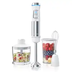 Netto Marken-Discount Arendo Stabmixer Edelstahl Set - Pürierstab - stufenlose Geschwindigkeit - 800 ml Messbecher Angebot