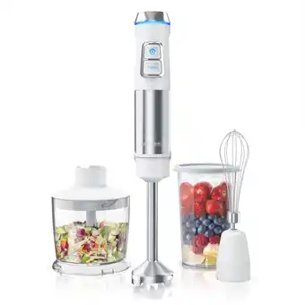 Netto Marken-Discount Arendo Stabmixer Edelstahl Set - Pürierstab - stufenlose Geschwindigkeit - 800 ml Messbecher Angebot
