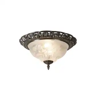 Netto Marken-Discount Deckenleuchte, silber antik, Durchmesser 33 cm Angebot