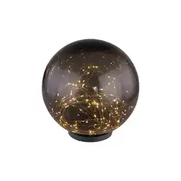Netto Marken-Discount LED Solar Stecklampe, Kugel rauch, Lichterkette, D 30 cm Angebot