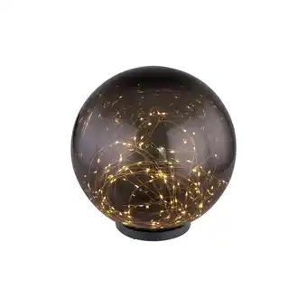 Netto Marken-Discount LED Solar Stecklampe, Kugel rauch, Lichterkette, D 30 cm Angebot