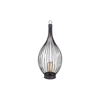 Netto Marken-Discount LED Solarlampe, Metall schwarz, amber, IP44 Angebot