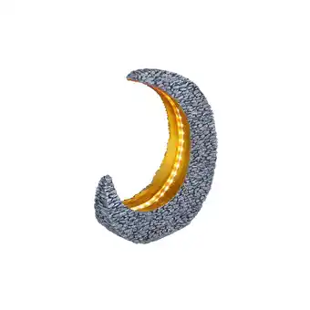 Netto Marken-Discount LED Solarleuchte, Mond Design, steingrau gold, H 31 cm Angebot