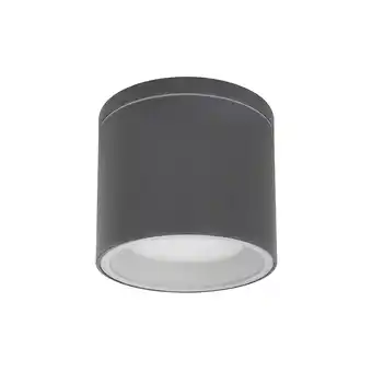 Netto Marken-Discount Außenleuchte Deckenlampe, anthrazit, Glas, IP44, D 10,8 cm Angebot