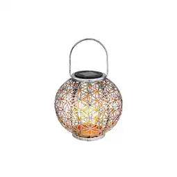 Netto Marken-Discount LED Solarleuchte, Kugel, Geflecht, silber-antik, H 29 cm Angebot