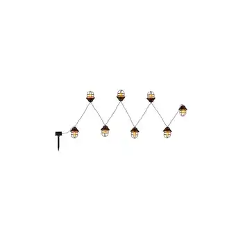 Netto Marken-Discount LED Außenleuchte, IP44, Solar, rostfarbig, H 11cm Angebot