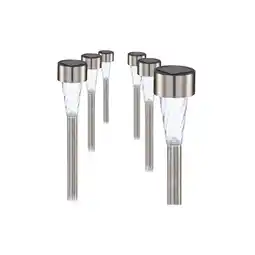 Netto Marken-Discount 6er Set LED Solarleuchten für den Außenbereich Angebot