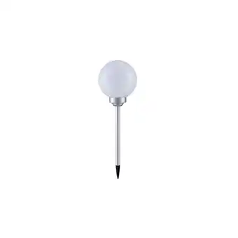Netto Marken-Discount LED Garten Solarleuchte, Kugel weiß, DM 20 cm, H 62 cm Angebot