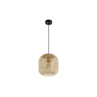 Netto Marken-Discount Hängeleuchte, Bambus-Geflecht, natur, 23 cm Angebot