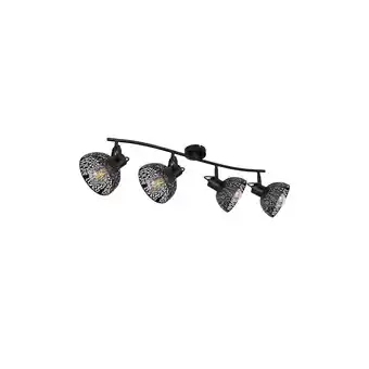 Netto Marken-Discount Deckenstrahler, schwarz, Spots verstellbar, L 87 cm PANTALLA Angebot