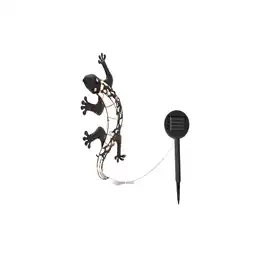 Netto Marken-Discount LED Solarleuchte, Gecko zur Wandmontage, bronzefarben, 50 cm Angebot